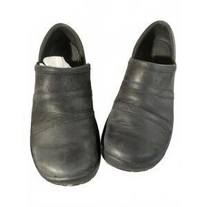 Merrell Leather Shoes Clogs Women's Size 9 Black Slip On